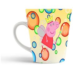 Кружка-латте CoolPodarok Свинка Пеппа