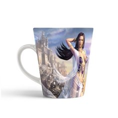 Кружка-латте CoolPodarok last chaos Девушка в легком наряде Замок