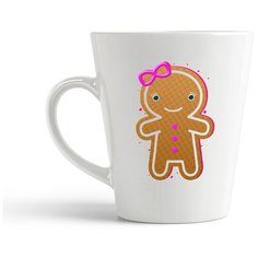 Кружка-латте CoolPodarok Печенюшка девочка