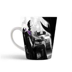 Кружка-латте CoolPodarok batman arkham city Джокер Колода карт