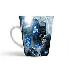 Кружка-латте CoolPodarok battlefield 2142 Робот и Человек Взгляд