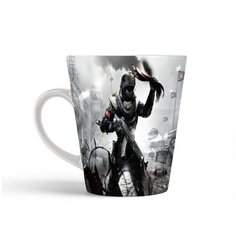 Кружка-латте CoolPodarok homefront Солдат Обрывок флага в руке