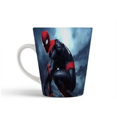Кружка-латте CoolPodarok Человек паук Дождь Питер Паркер