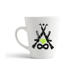 Кружка-латте CoolPodarok Автоматы со знаком бесконечность