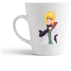 Кружка-латте CoolPodarok Аниме Наруто Минато Naruto Minato (желтоволосый персонаж)