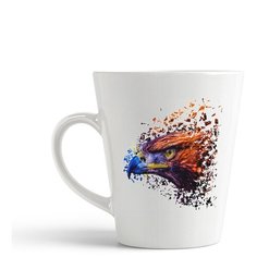 Кружка-латте CoolPodarok Орёл арт из кусочков