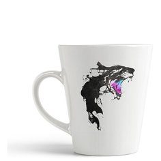 Кружка-латте CoolPodarok Тигриная пасть арт