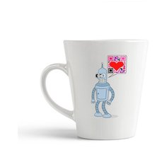 Кружка-латте CoolPodarok "Бендер (есть пара)"