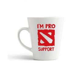 Кружка-латте CoolPodarok "Im pro support"