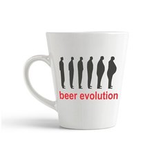 Кружка-латте CoolPodarok Beer evolution