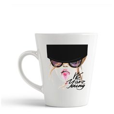 Кружка-латте CoolPodarok "Девушка с леденцом. We are Young2"