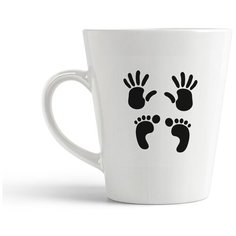 Кружка-латте CoolPodarok "руки ноги"