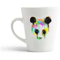 Кружка-латте CoolPodarok "Краски. Панда"