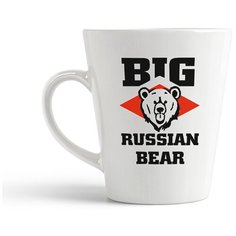 Кружка-латте CoolPodarok "big russian bear"