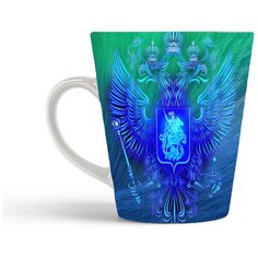 Кружка-латте CoolPodarok Герб России