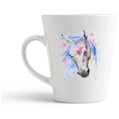 Кружка-латте CoolPodarok "Краски. Звездная лошадка"