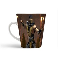 Кружка-латте CoolPodarok mortal kombat Скорпион