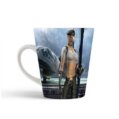 Кружка-латте CoolPodarok mortal kombat Соня Блейд Истребитель
