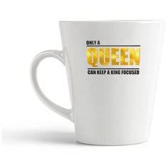 Кружка-латте CoolPodarok only QUEEN