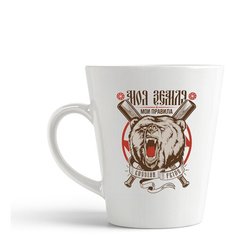 Кружка-латте CoolPodarok Моя земля Russian