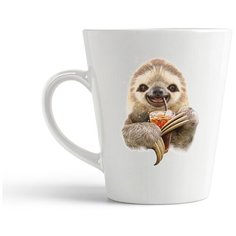 Кружка-латте CoolPodarok "Ленивец с колой"