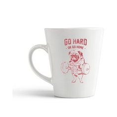 Кружка-латте CoolPodarok Go hard собака