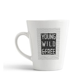 Кружка-латте CoolPodarok Young wild and free