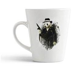 Кружка-латте CoolPodarok Животные Панда с автоматом