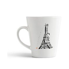 Кружка-латте CoolPodarok "Я плевал с Эйфелевой Башни"