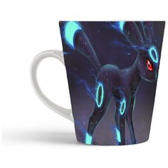 Кружка-латте CoolPodarok Аниме Покемоны Неон Синий цвет