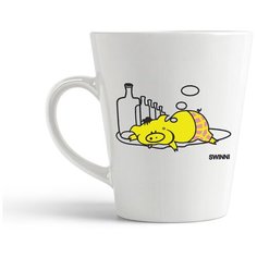 Кружка-латте CoolPodarok "Swinni"