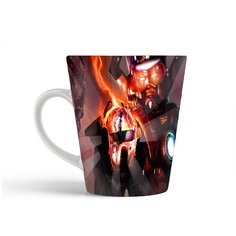 Кружка-латте CoolPodarok marvel ultimate alliance Серебряный сёрфер Великан
