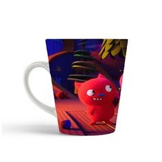 Кружка-латте CoolPodarok Мульфильмы Куклы с характером (зелёный заяц)