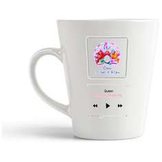 Кружка-латте CoolPodarok Саундтрек Bohemian Rhapsody