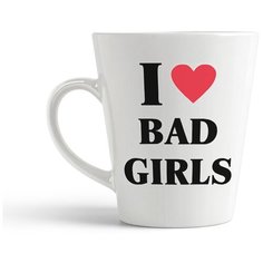 Кружка-латте CoolPodarok "ай бэд герл"