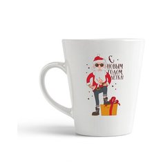 Кружка-латте CoolPodarok "С новым годом детка"