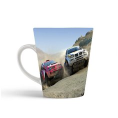 Кружка-латте CoolPodarok dirt colin mcrae off road Ралли Внедорожники