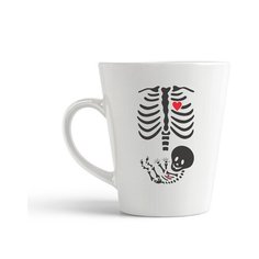 Кружка-латте CoolPodarok "пузожитель скилет"