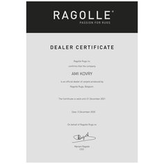 Ковер Ragolle Бельгийский вискозный ковер Grazia RG245-R85 прямоугольник (67*105 см)