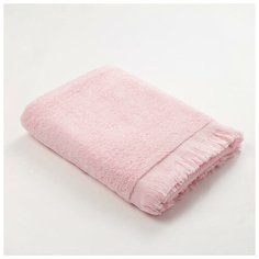 Полотенце махровое Love Life "Fringe" 70*130 светло- розовый, 100% хлопок, 360 г/м2 4699557