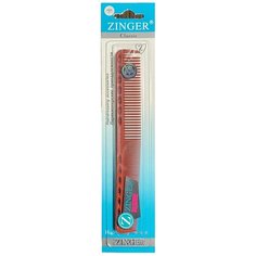 Расческа для волос прямая силиконовая Zinger PS-339- S Красная