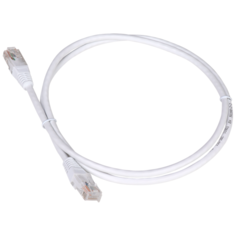 Патч-корд TWT TWT-45-45 RJ-45 (m) - RJ-45 (m) CAT5e U/UTP, 1 шт., белый, 7 м