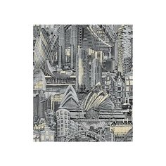 Обои, Вояж 0295-21 11 СБ3 (флиз 1,06*10м) 21 сер- желт. Бумпром