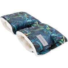 Муфты на ручку коляски AMAROBABY Snowy Travel Тропики, черный.