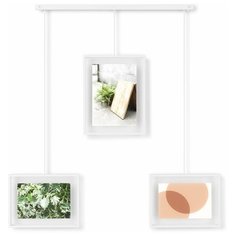 Панно для фотографий exhibit с 3 рамками, Umbra, белый, арт: 1016057-660 1016057-660