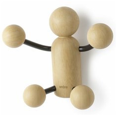 Вешалка woody дерево, Umbra, бежевый, арт: 1016844-045 1016844-045