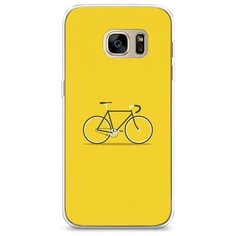 Силиконовый чехол "Хобби велосипед 1" на Samsung Galaxy S7 edge / Самсунг Галакси С 7 Эдж Case Place