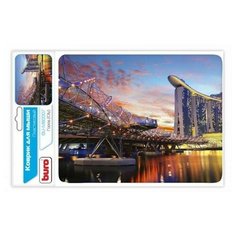 BURO Коврик для мыши Buro BU-M80007 пластик ночной город