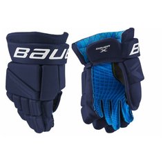 Перчатки хоккейные BAUER X S21 YTH детский(9 / темно- синий/9) Бауэр