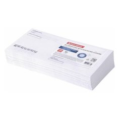 Конверты Е65 (110х220 мм), отрывная лента, Куда-Кому, внутренняя запечатка, комплект 100 шт., BRAUBERG, 112195, DLНПРс(BRAUBERG 112195